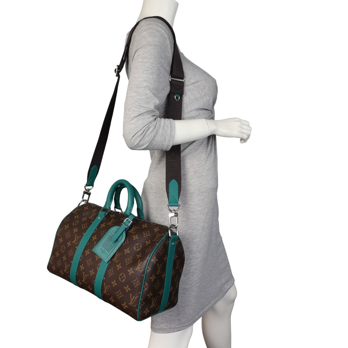 Louis Vuitton Keepall 35 Bandouliere Monogram Macassar