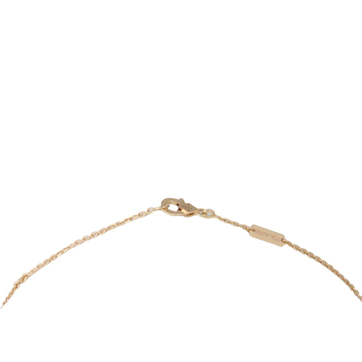 Van Cleef & Arpels Vintage Alhambra Mother of Pearl 18k Rose Gold Necklace