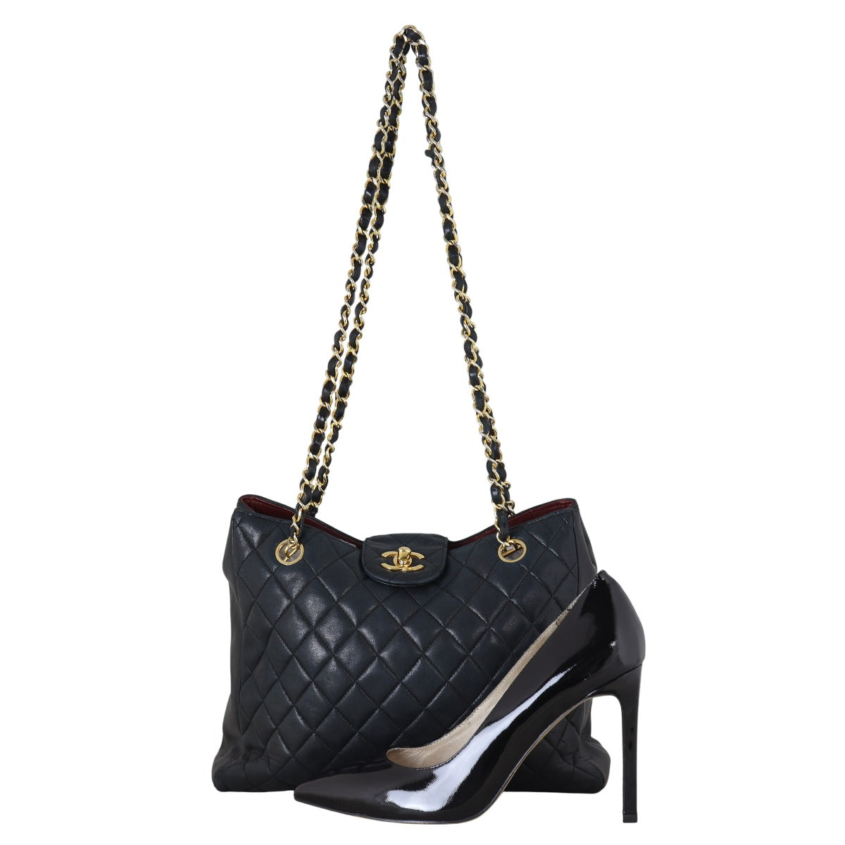 Chanel CC Quilted Tote Vintage