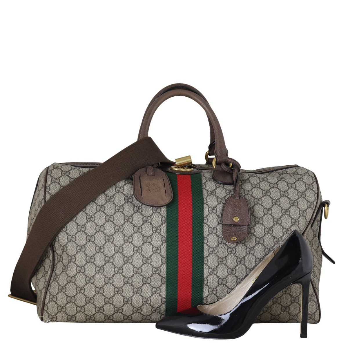 Gucci GG Supreme Ophidia Carry-On Duffle Medium
