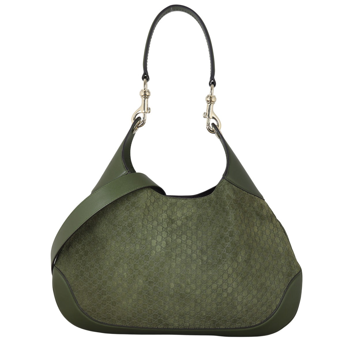 Gucci Microguccissima B Medium Hobo Suede