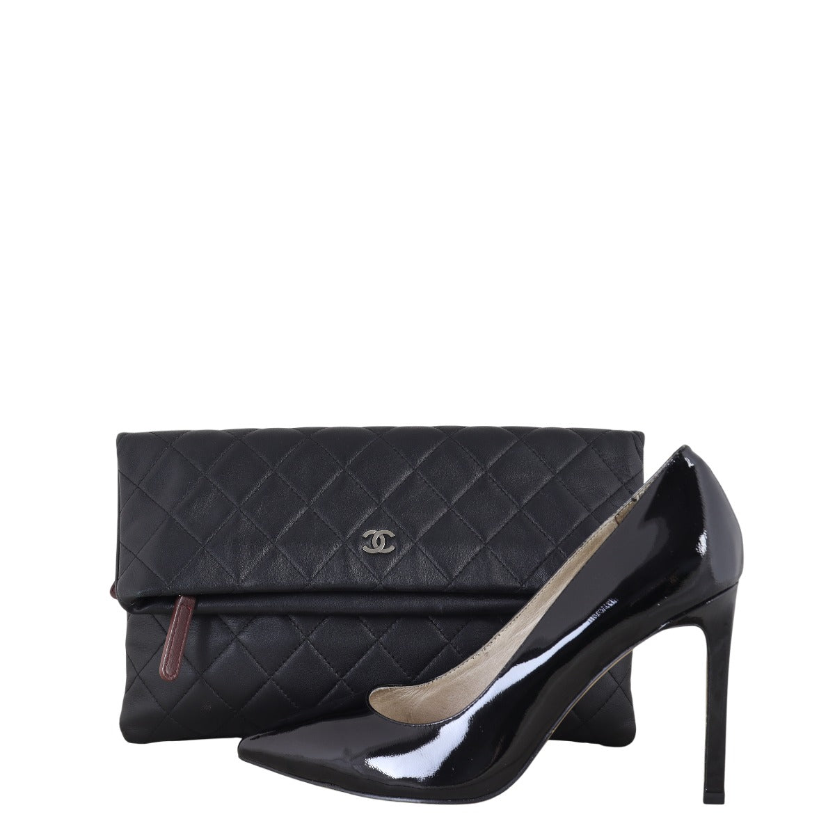 Chanel Fold Over Clutch