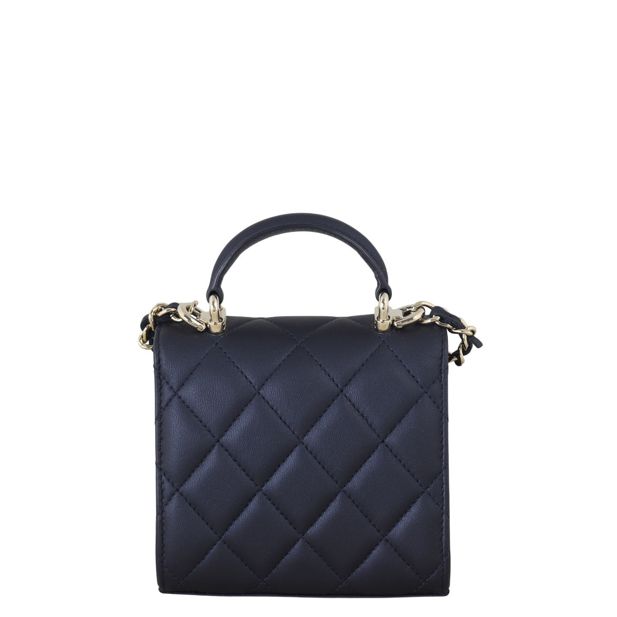 Chanel CC Top Handle Clutch on Chain