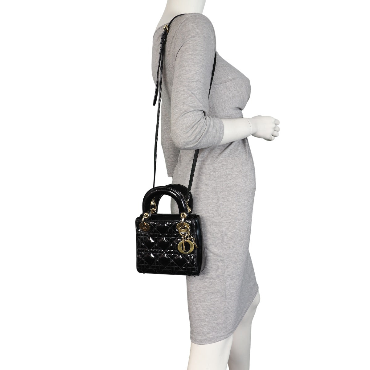 Dior Lady Dior Mini Patent