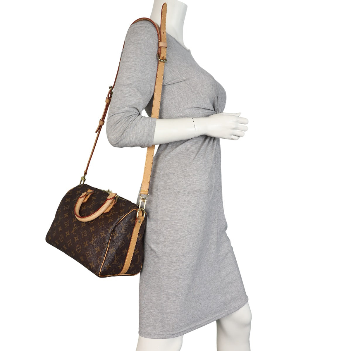 Louis Vuitton Speedy 25 Bandouliere Monogram