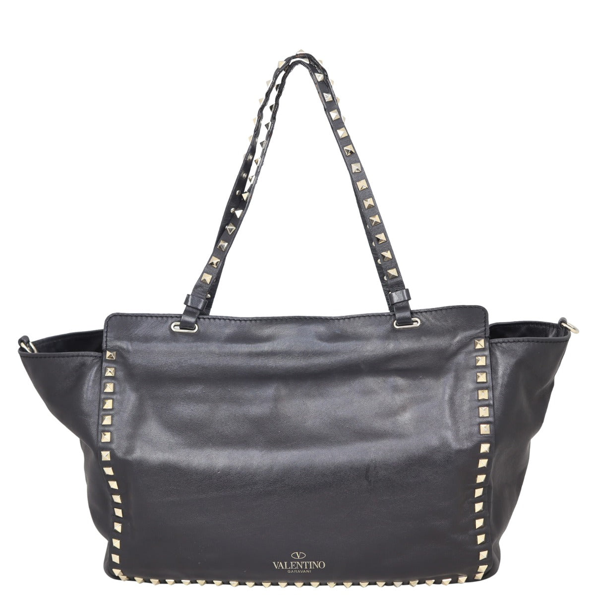 Valentino Rockstud Tote Medium Back
