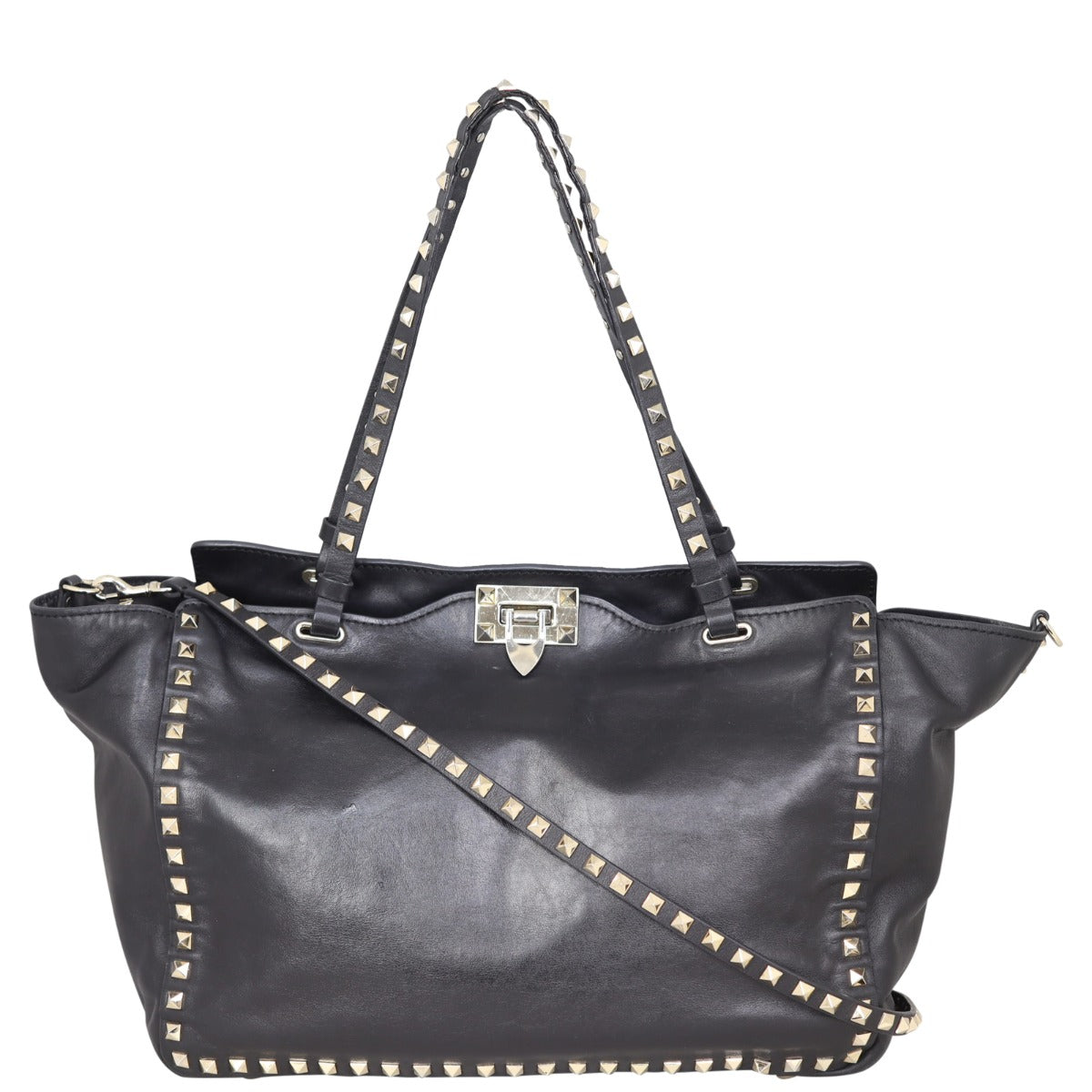 Valentino Rockstud Tote Medium Front
