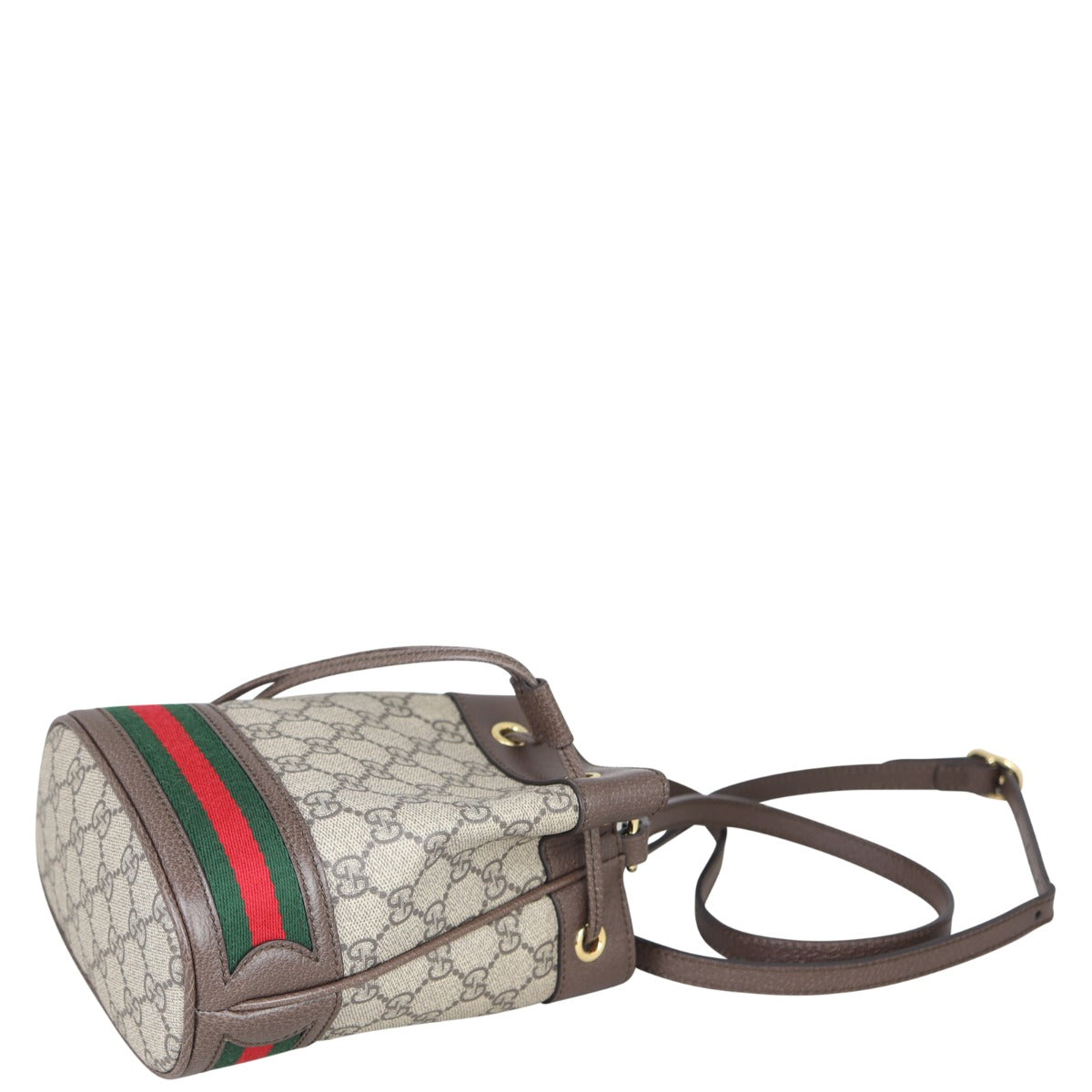Gucci GG Supreme Ophidia Mini Bucket Bag Corner
