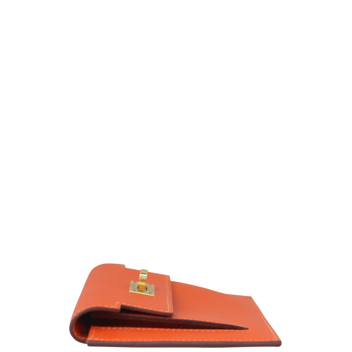 Hermes Kelly Pocket Compact Wallet Side
