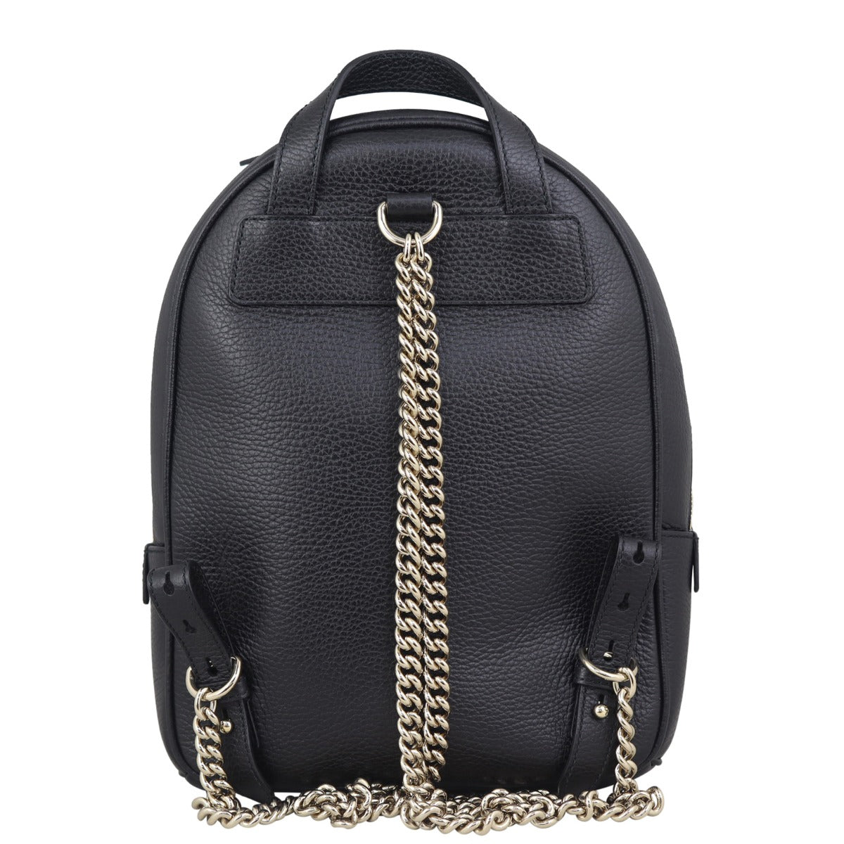 Gucci Soho Leather Chain Backpack Back
