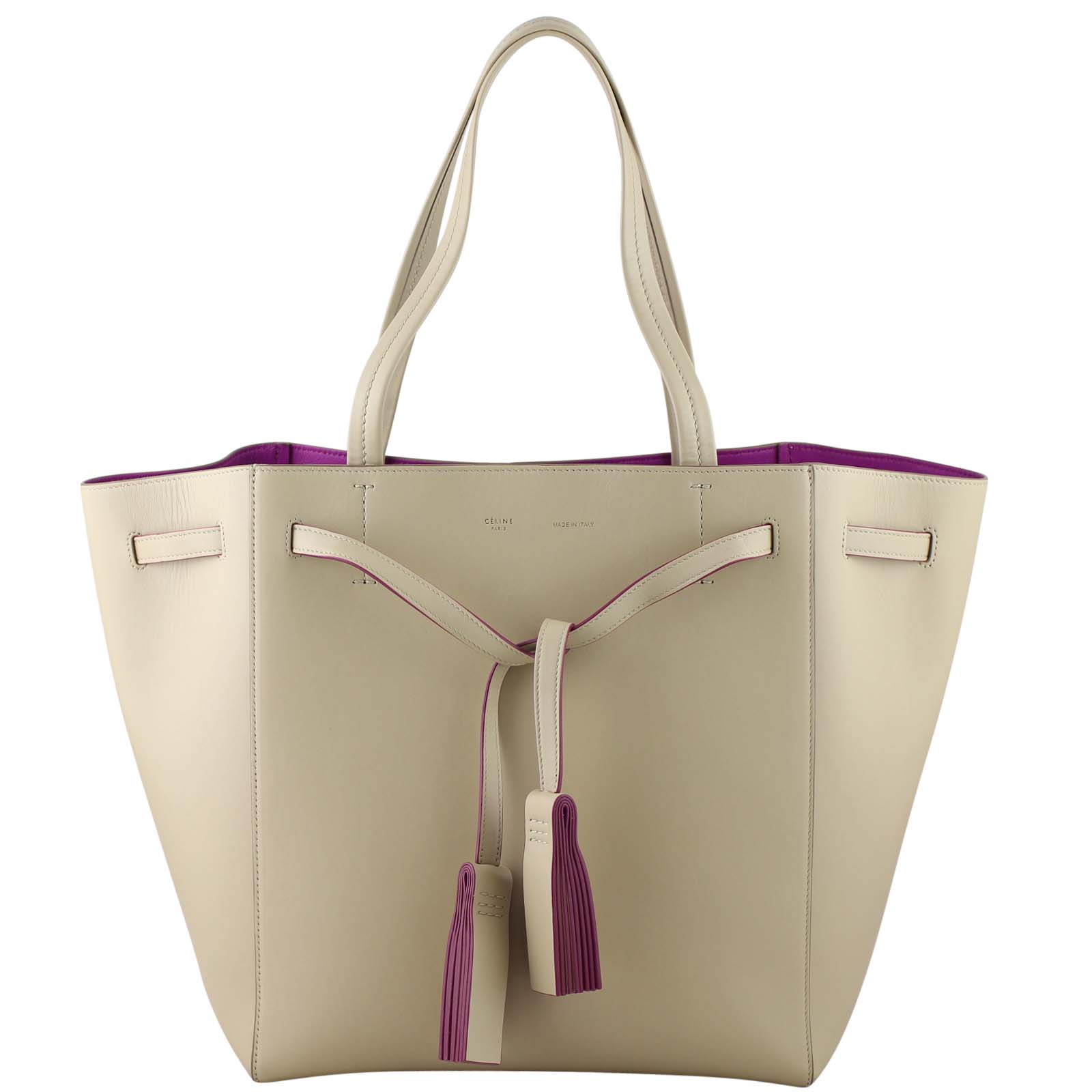 Celine Phantom Cabas Tassel Tote Small Front