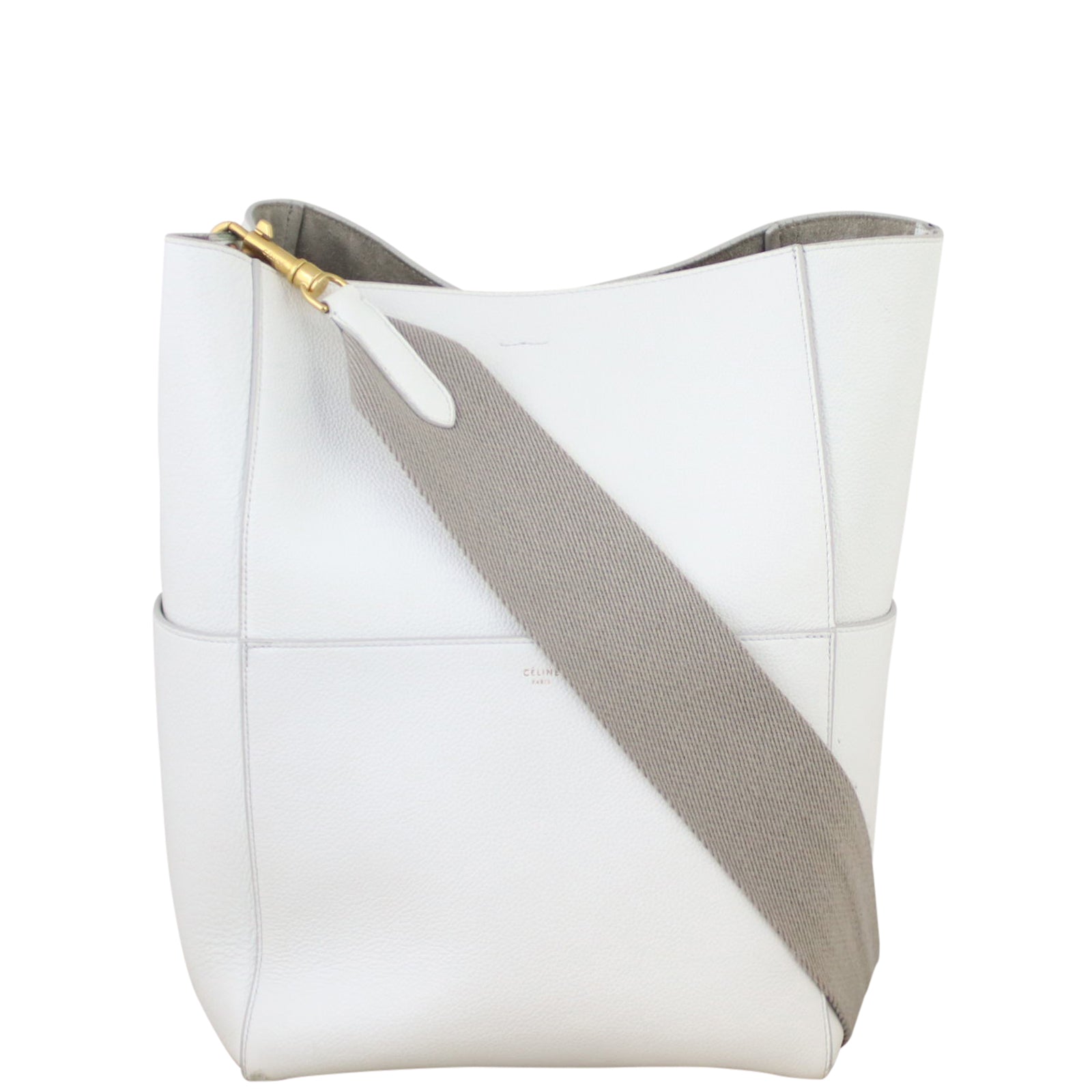 Celine Seau Sangle Bucket Bag Front