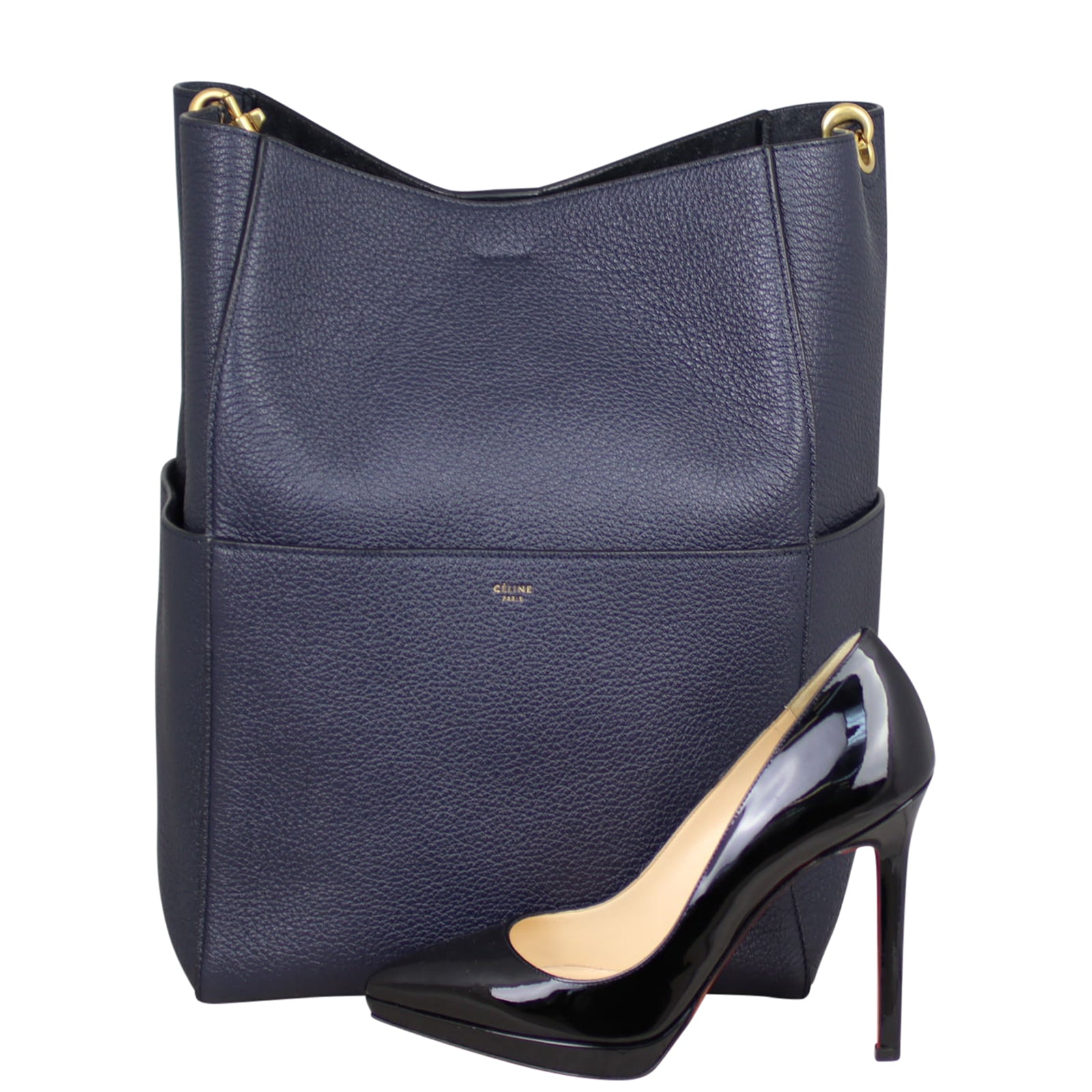 Celine Seau Sangle Bucket Bag Shoe