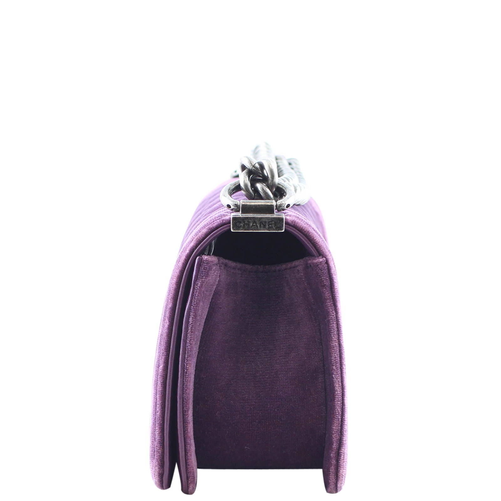Chanel Boy Bag Small Velvet side1