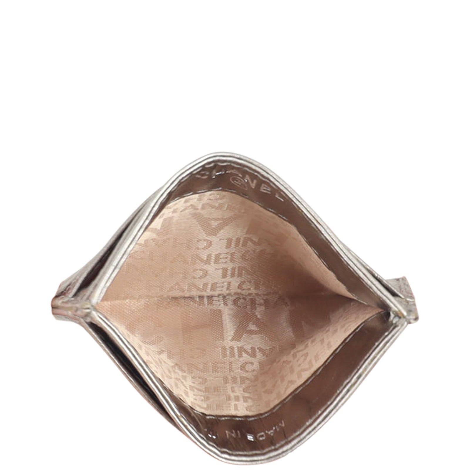 Chanel Camellia Cardholder Whole interior