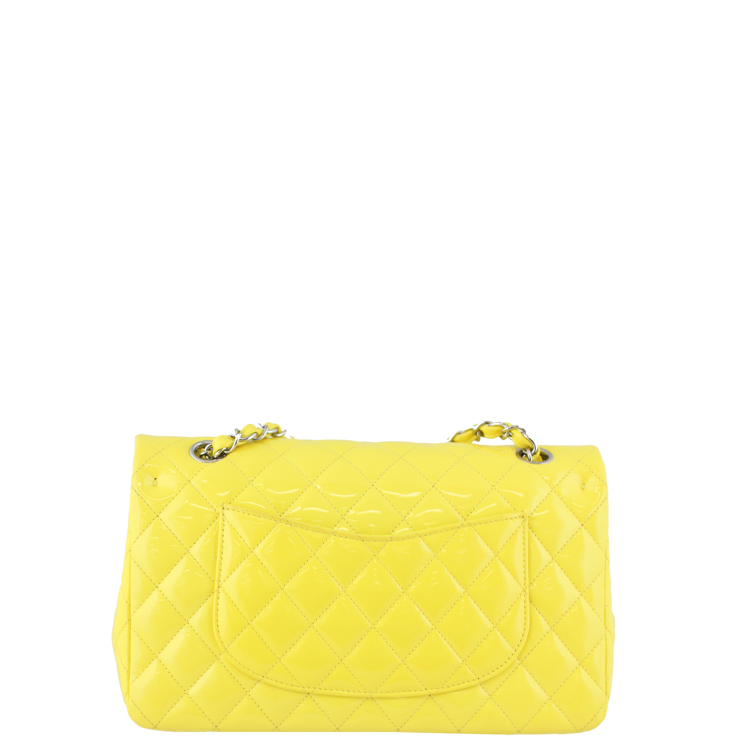 Chanel Classic Double Flap Medium Patent Back