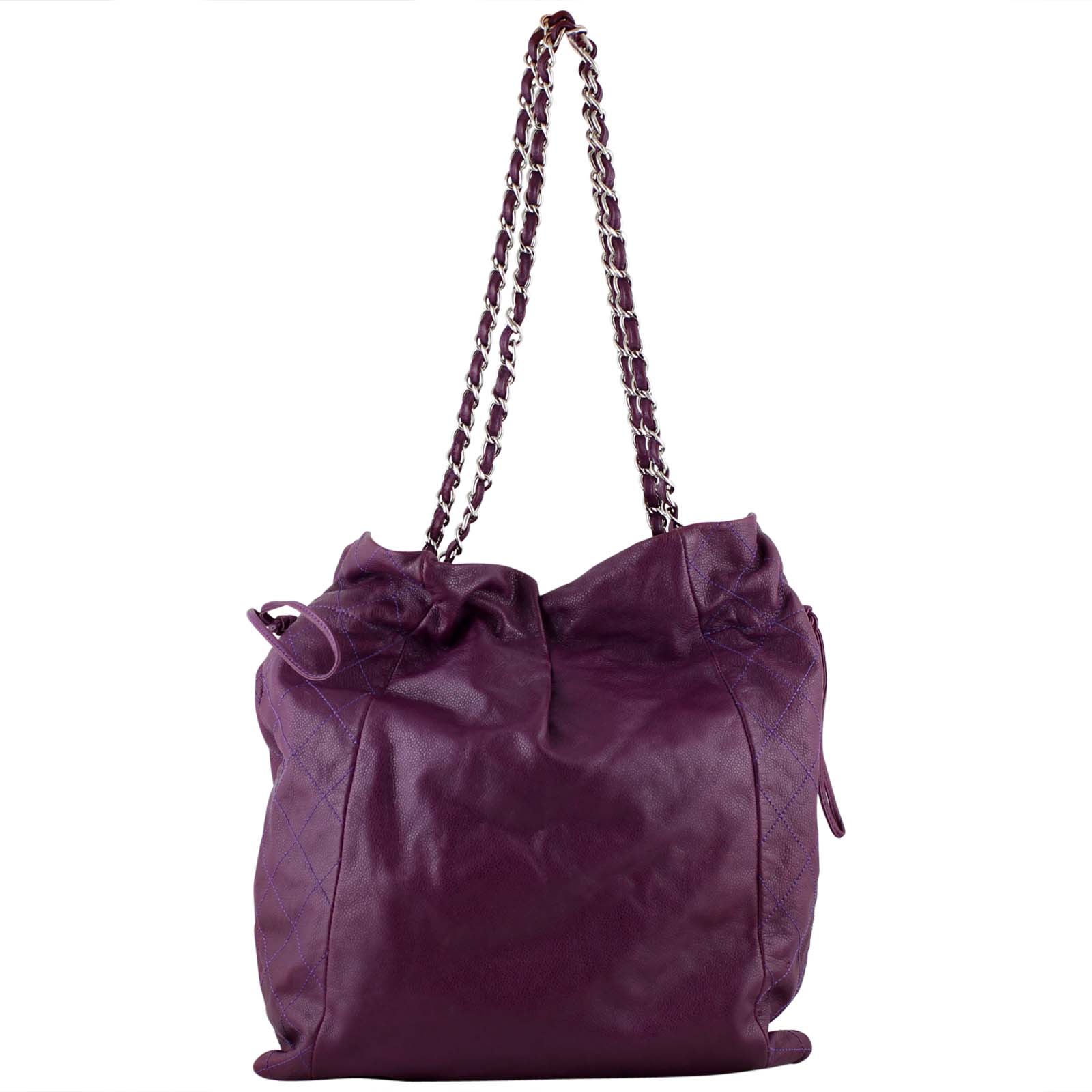 Chanel Caviar 31 Drawstring Tote Back