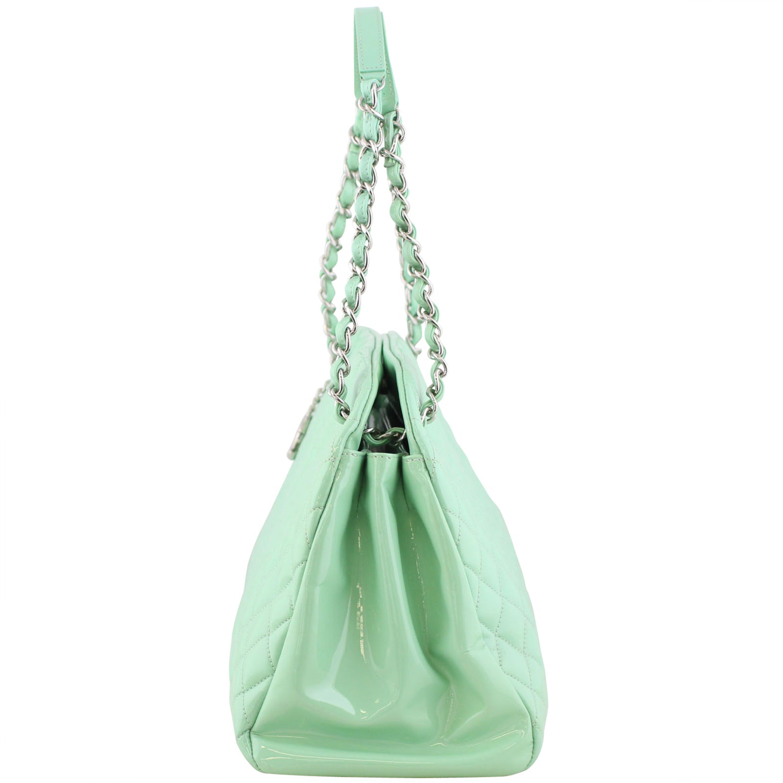 Chanel Mademoiselle Large Bowling Bag Left