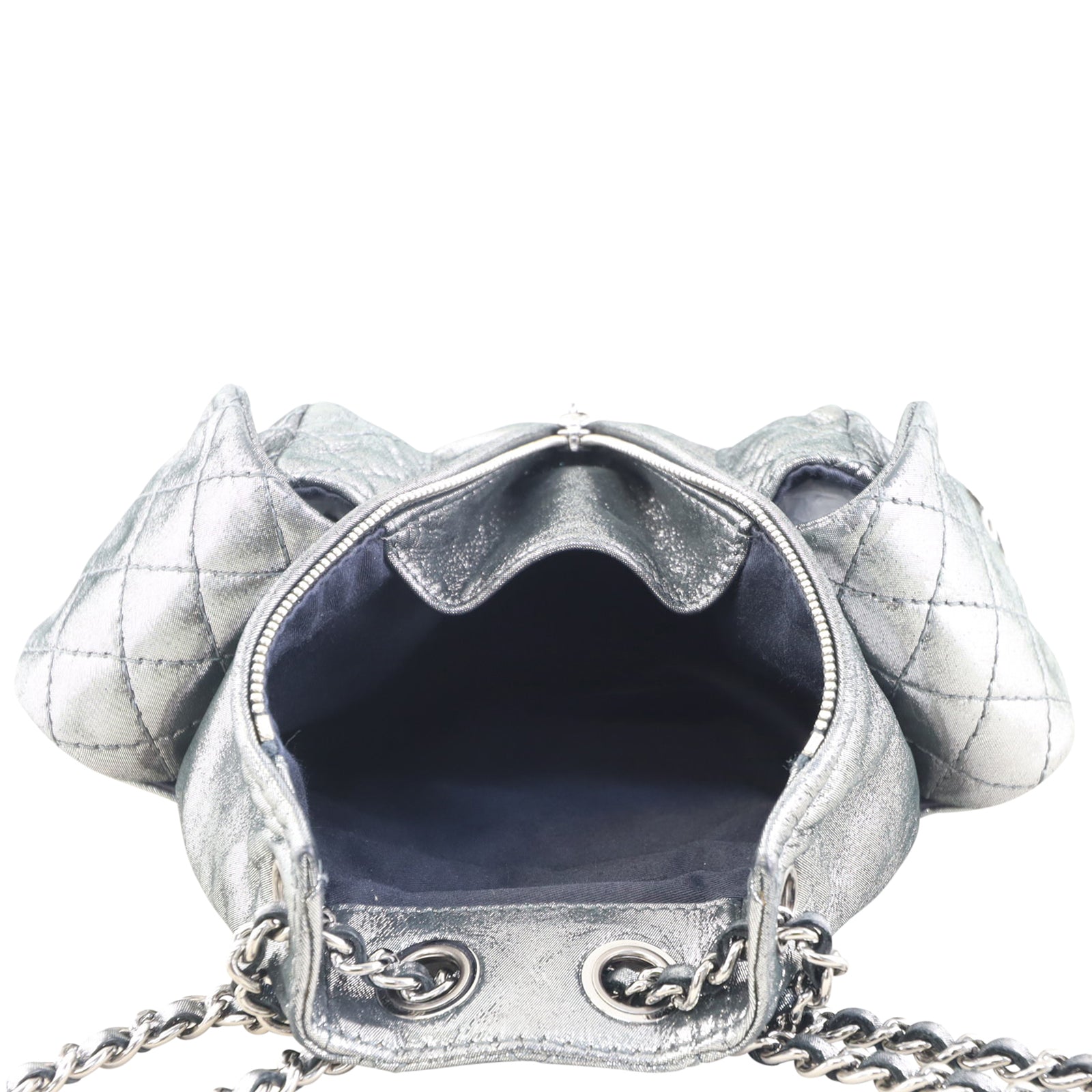 Chanel Mini Backpack is Back Whole interior