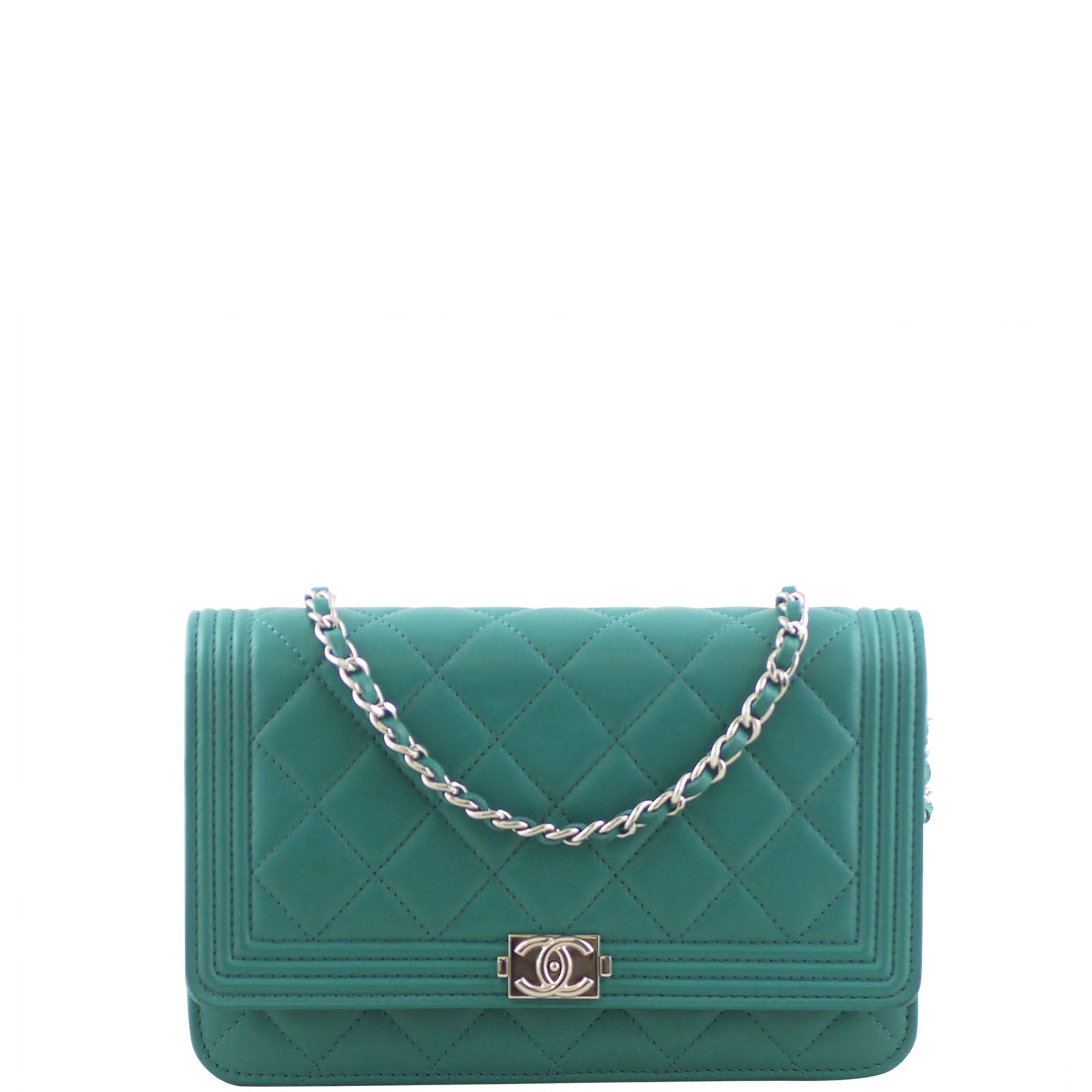 Chanel Boy Wallet On Chain Front