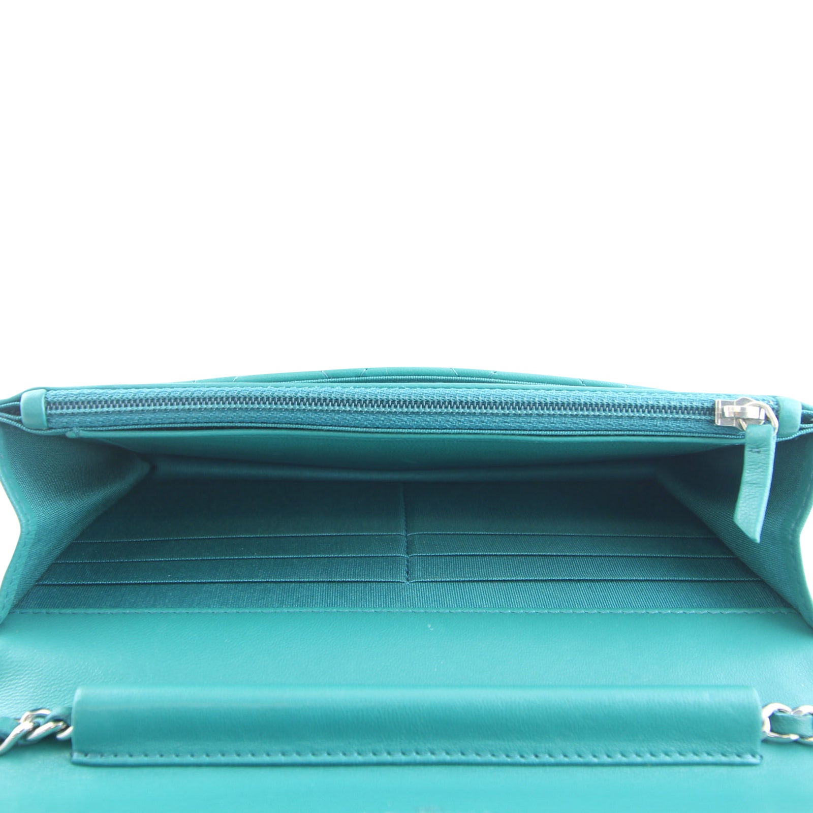 Chanel Boy Wallet On Chain Interior