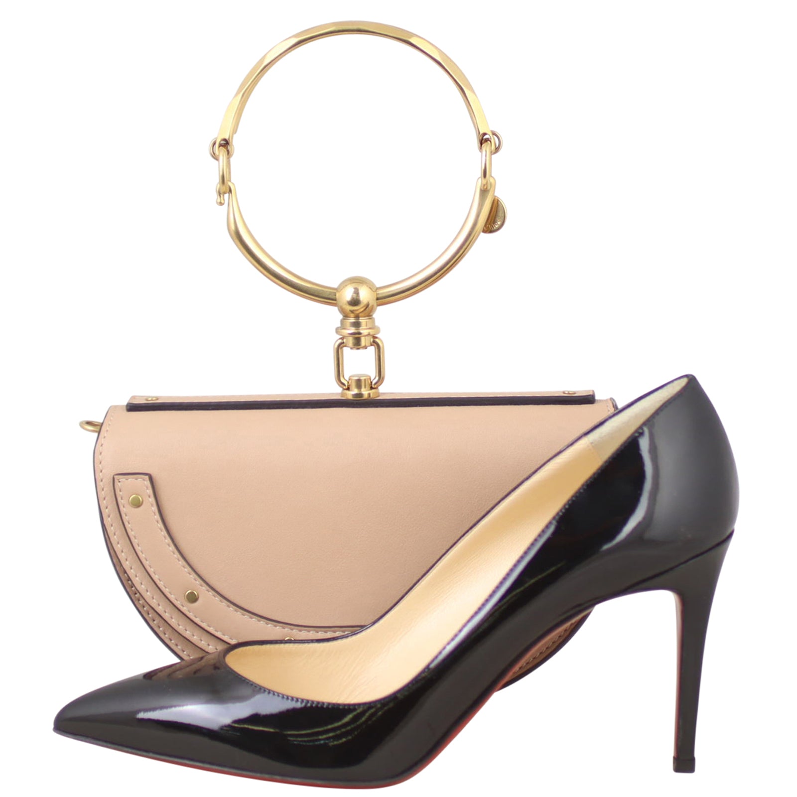 Chloe Nile Minaudiere Bracelet Bag Shoe