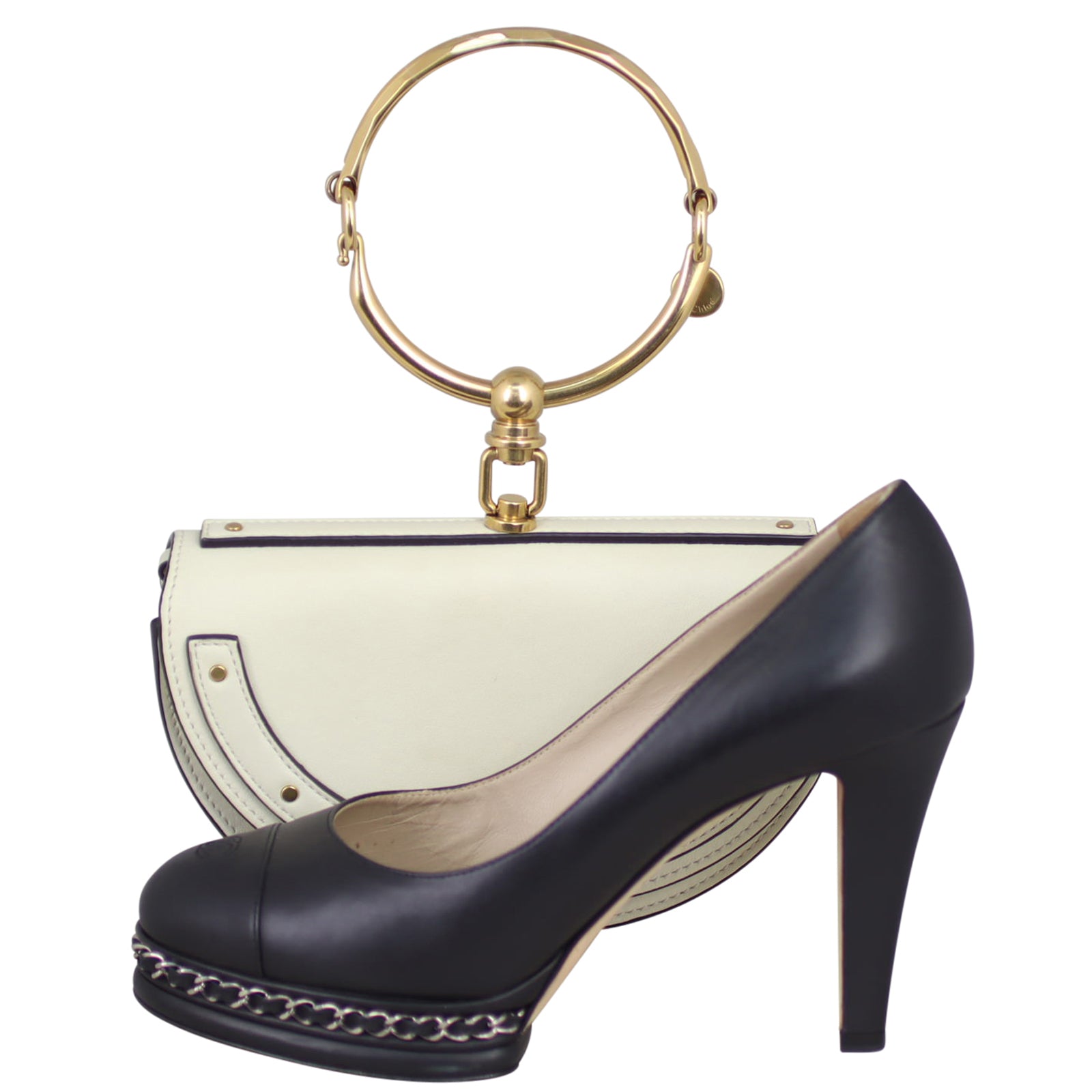 Chloe Nile Minaudiere Bracelet Bag Shoe