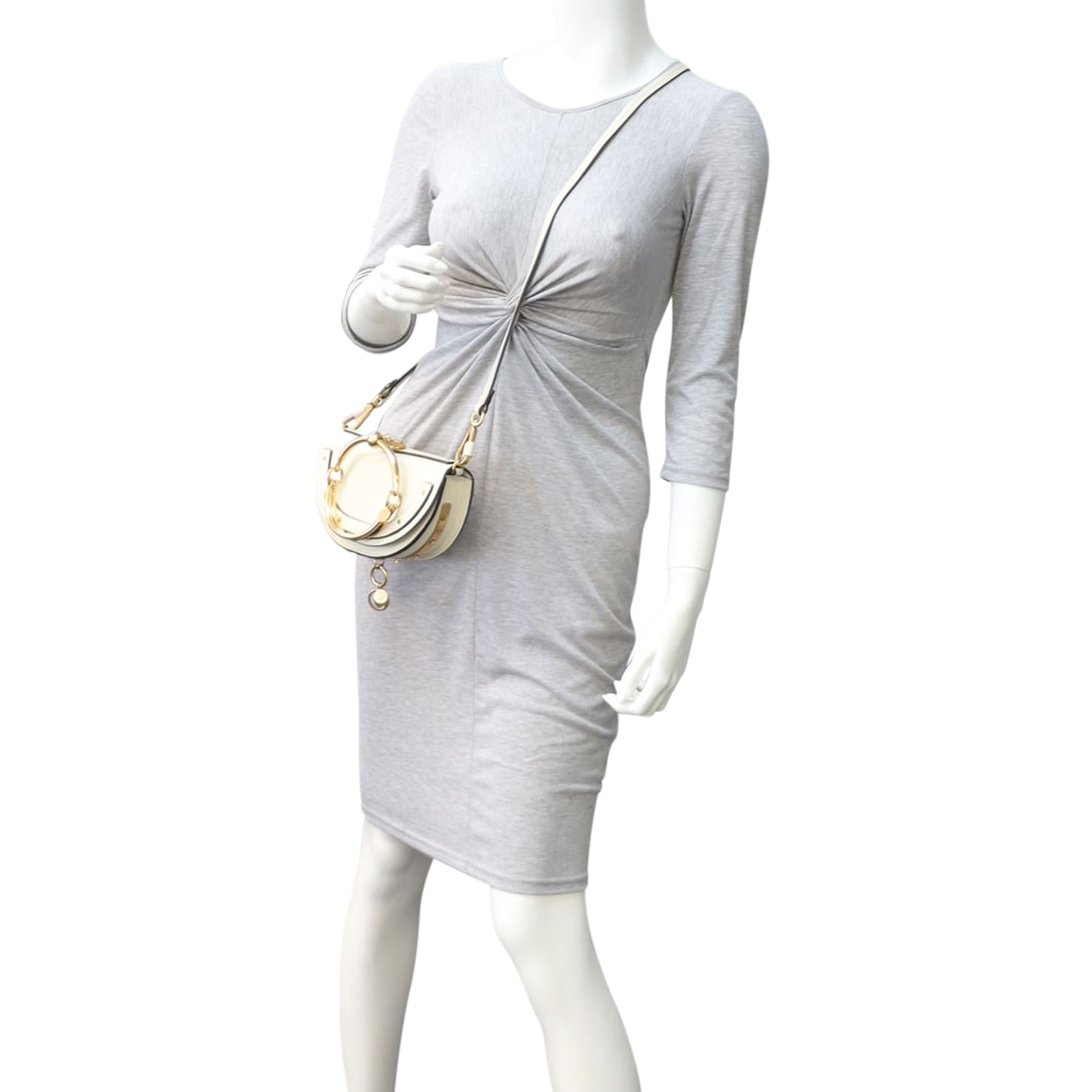 Chloe Nile Minaudiere Bracelet Bag Mannequin