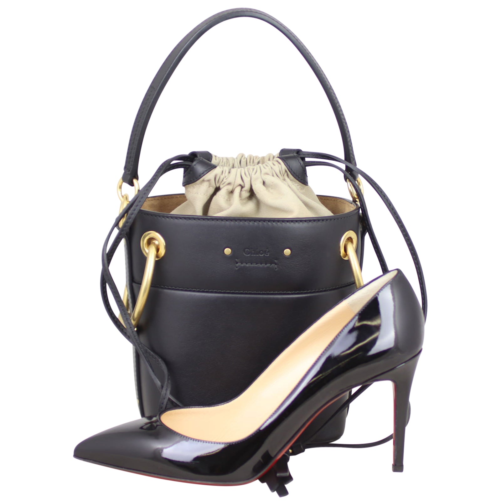 Chloe Roy Mini Bucket Bag Shoe