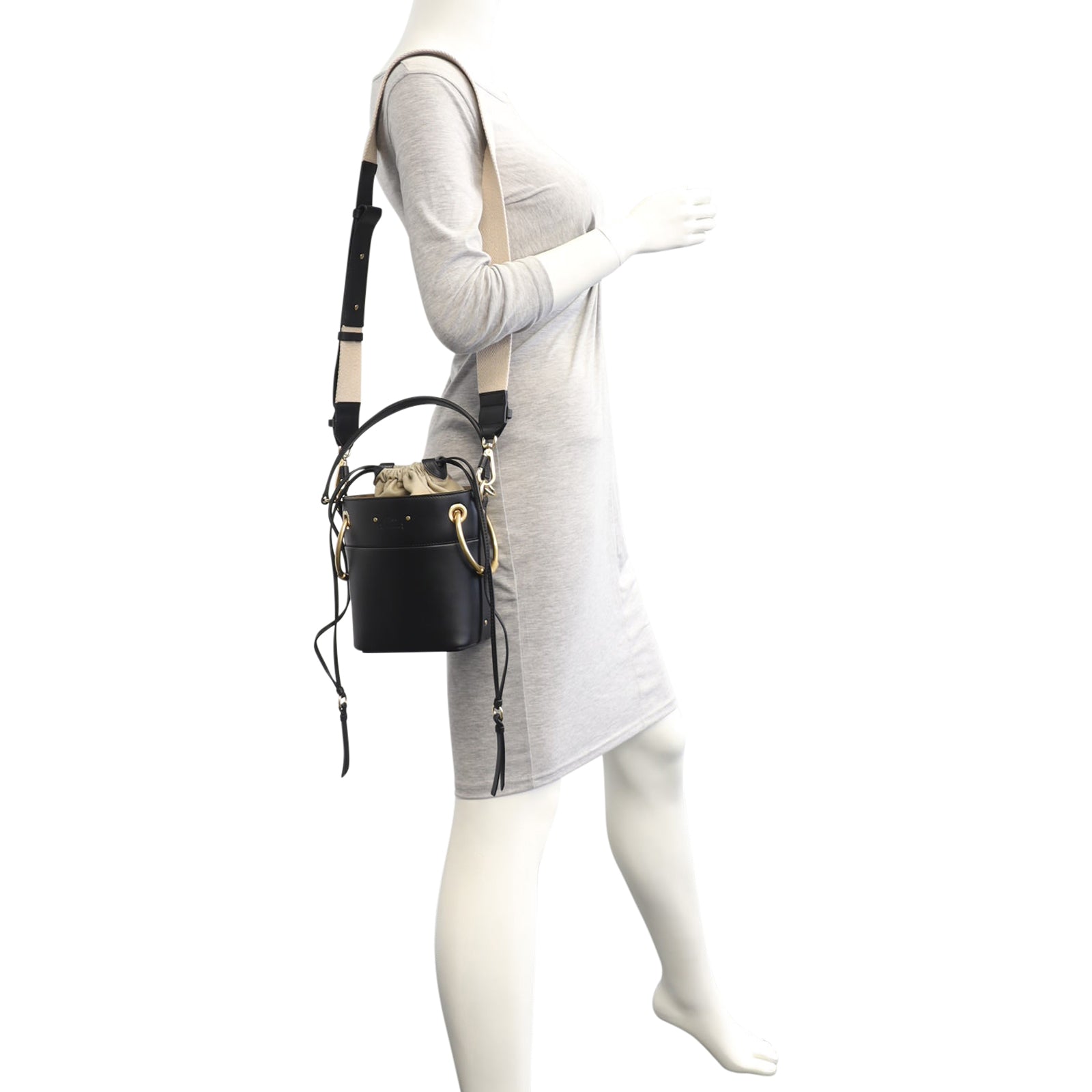 Chloe Roy Mini Bucket Bag Mannequin