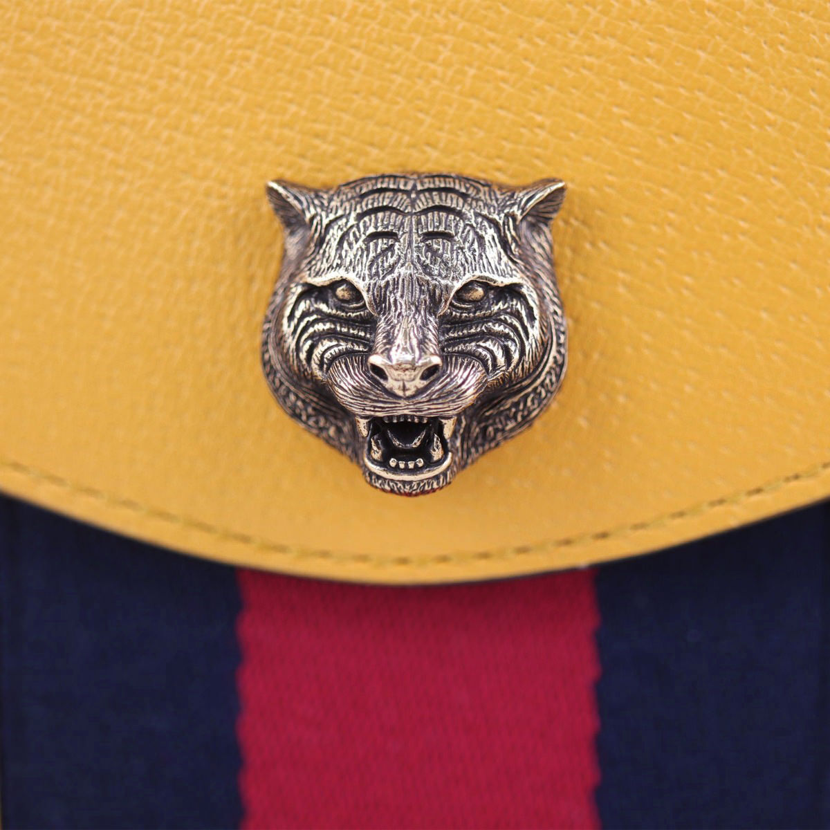 Gucci Animalier Web Leather Chain Shoulder Bag