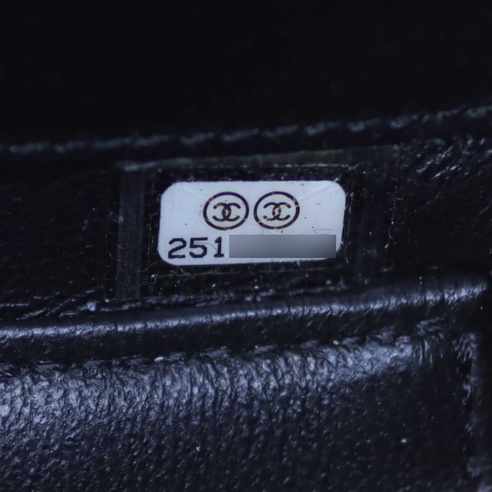 Chanel CC Filigree Vanity Case Large Date code