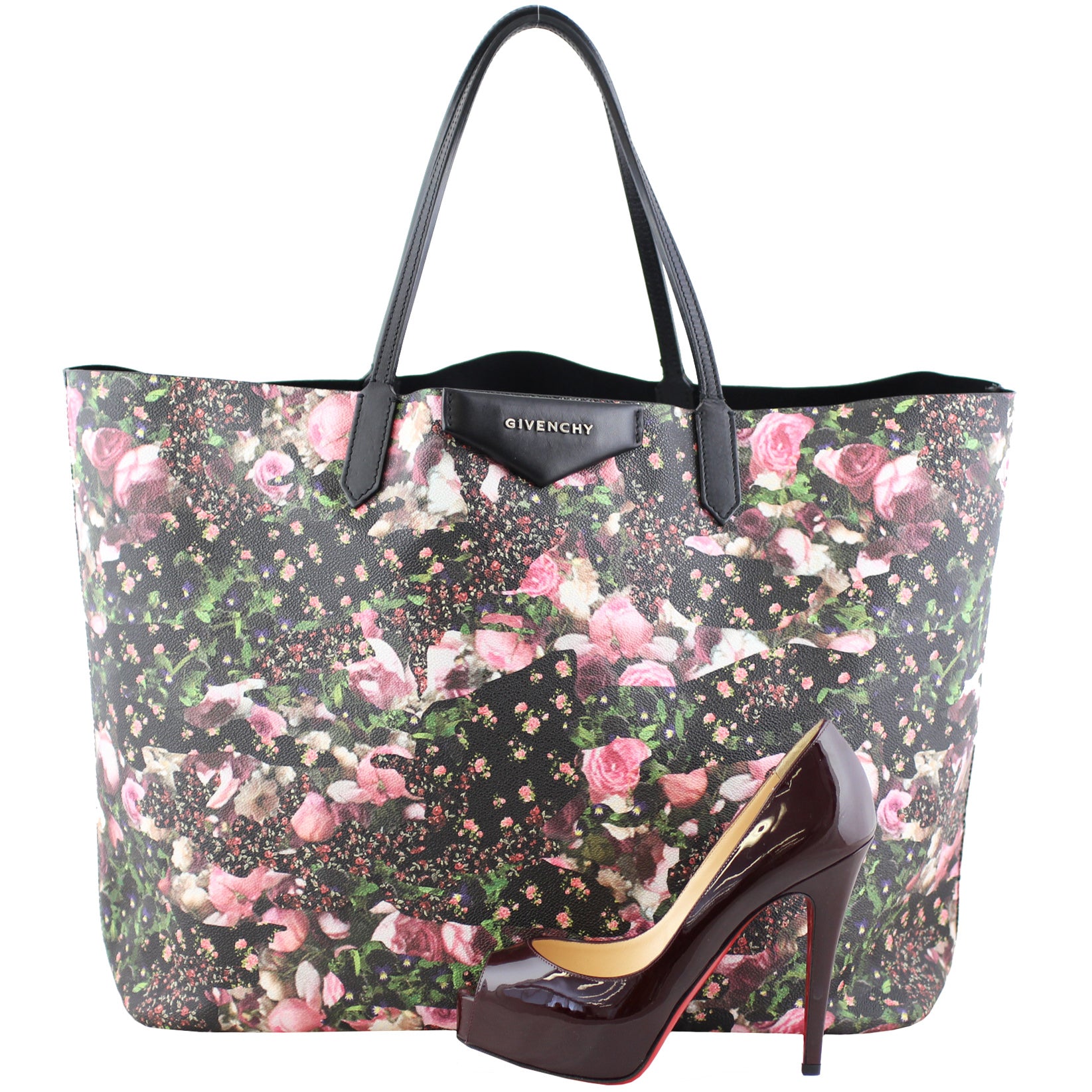 Givenchy Floral Camo Antigona Shopping Tote Large Scale
