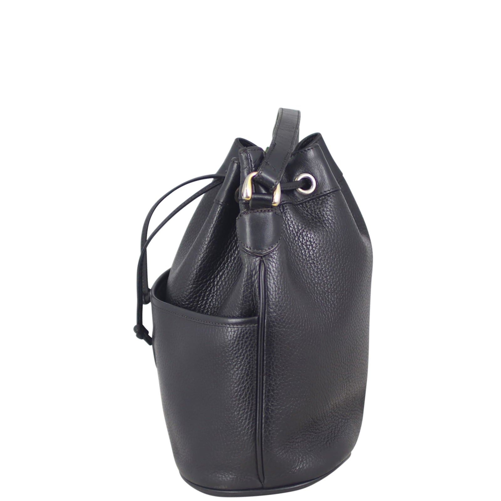 Gucci Drawstring Bucket Bag Left
