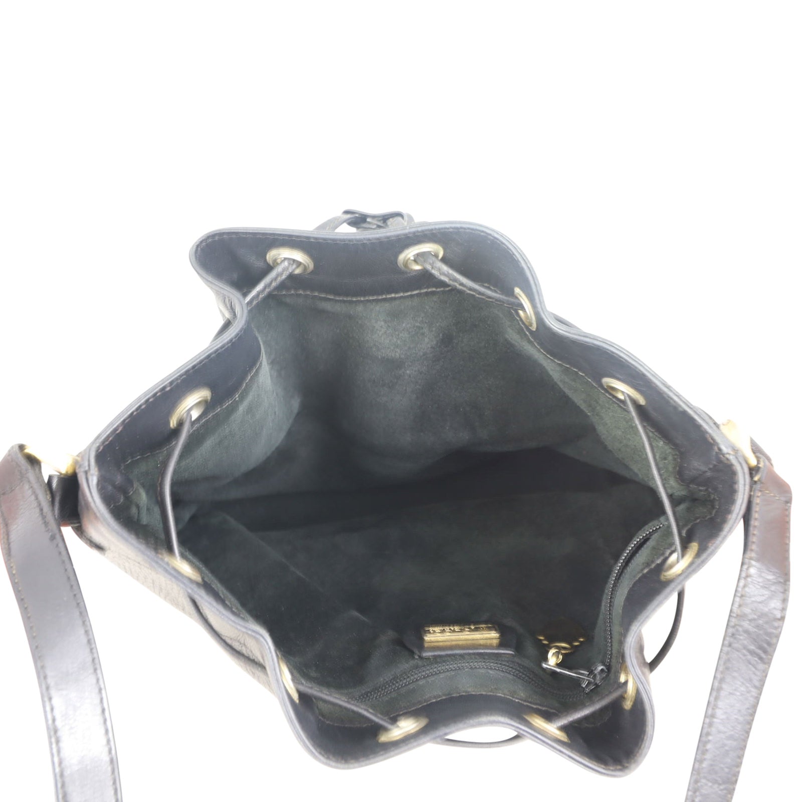 Gucci Drawstring Bucket Bag Interior