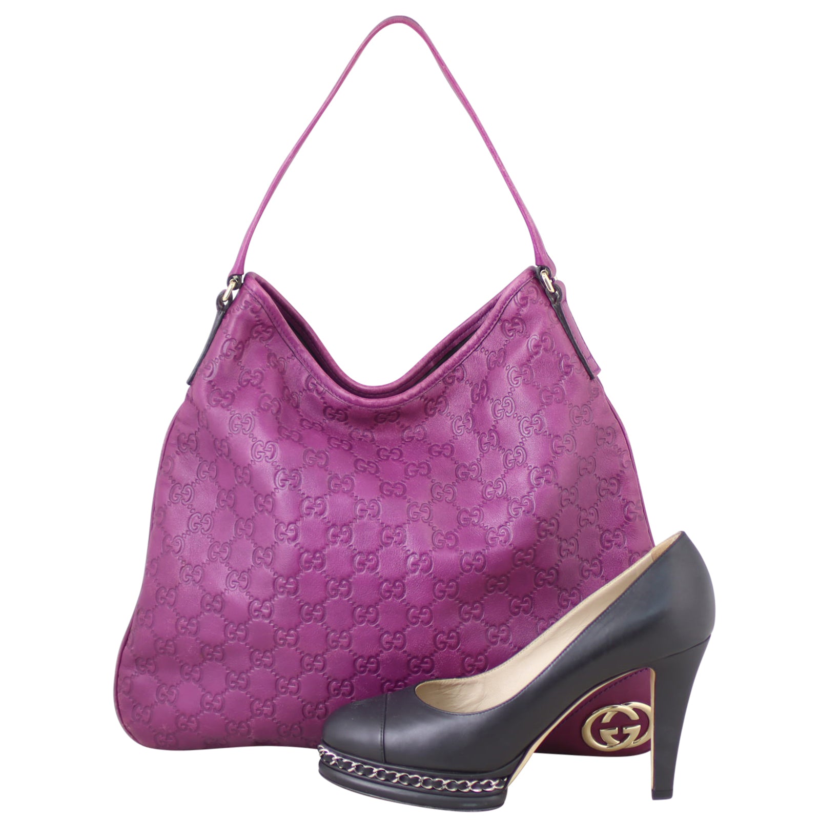 Gucci Guccissima New Britt Hobo Shoe