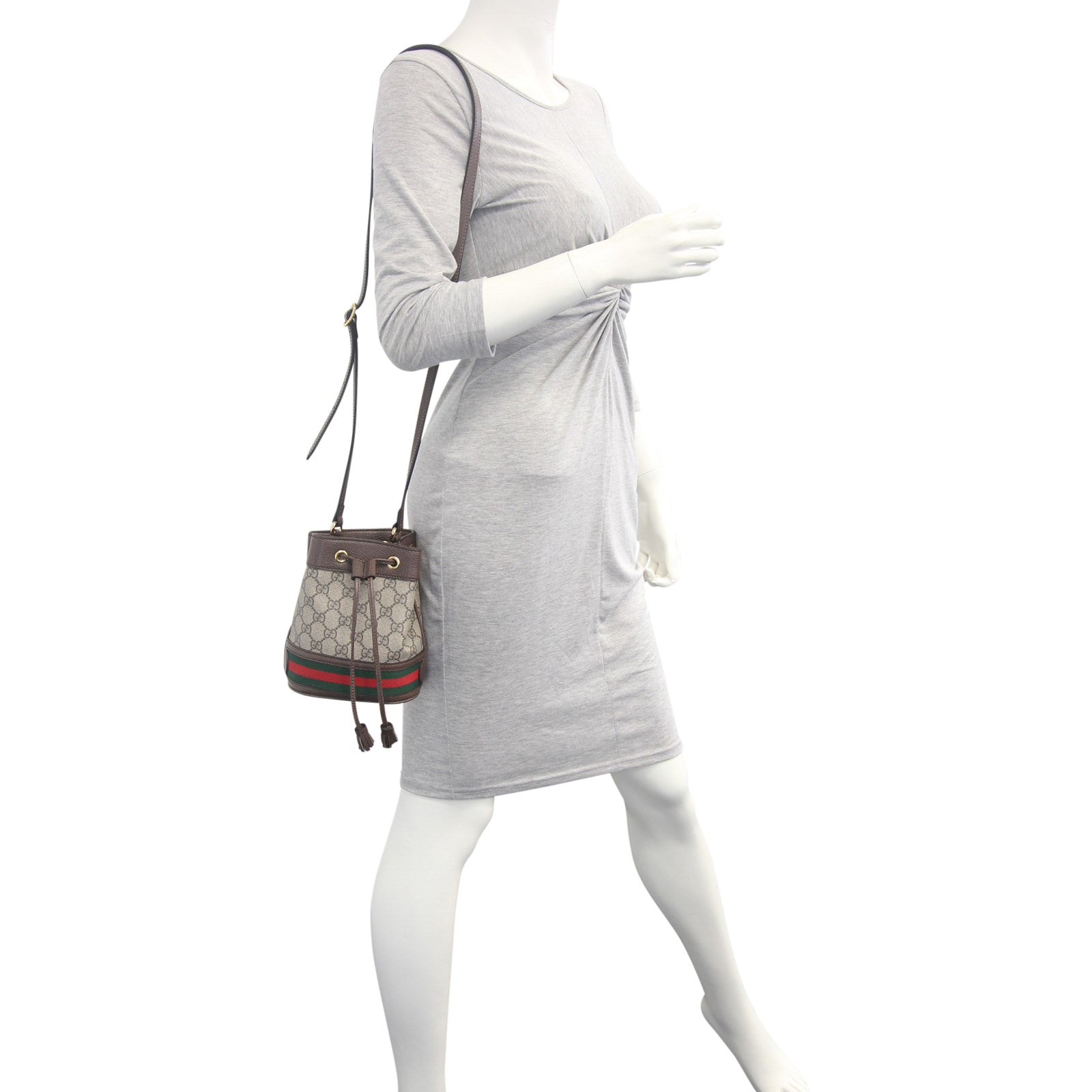 Gucci Mini Drawstring Bag Mannequin