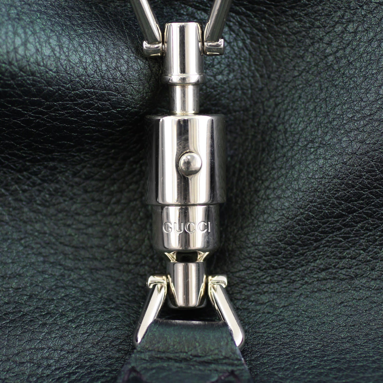 Gucci New Jackie Metallic Shoulder Bag Large Lock