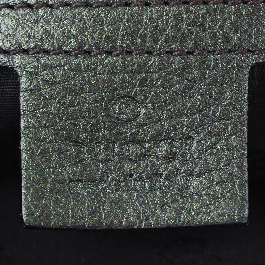 Gucci New Jackie Metallic Shoulder Bag Large Stamp