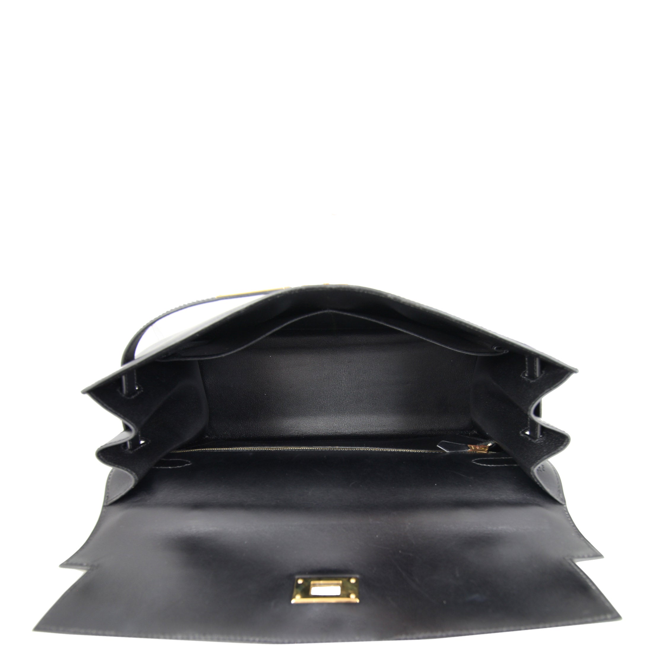 Hermes Kelly 35 Sellier Boxcalf Interior