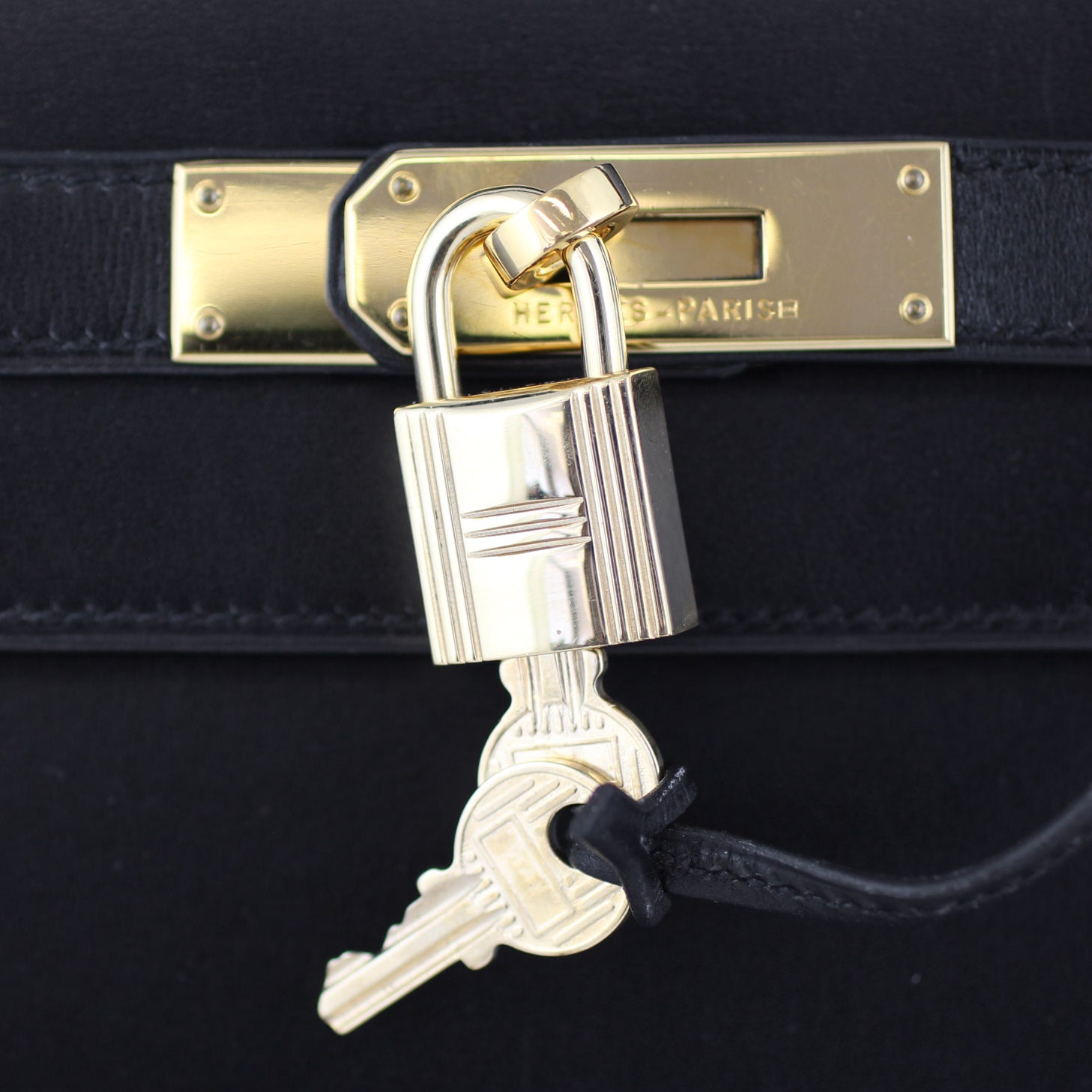 Hermes Kelly 35 Sellier Boxcalf Lock