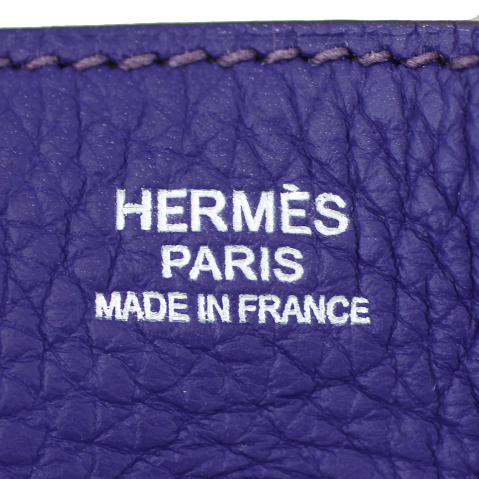 Hermes Lindy 30 Clemence Stamp