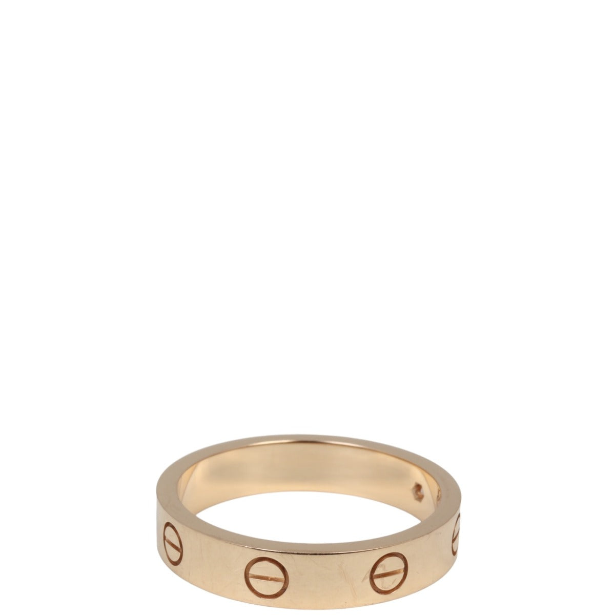 Cartier Love Wedding Band 18k Rose Gold 1 Diamond