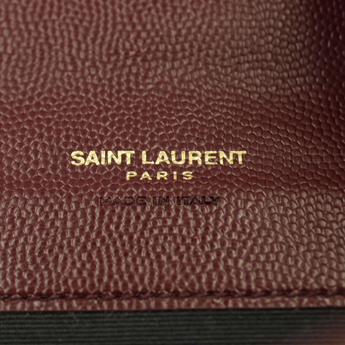 Saint Laurent Cassandre Flap Wristlet Pouch
