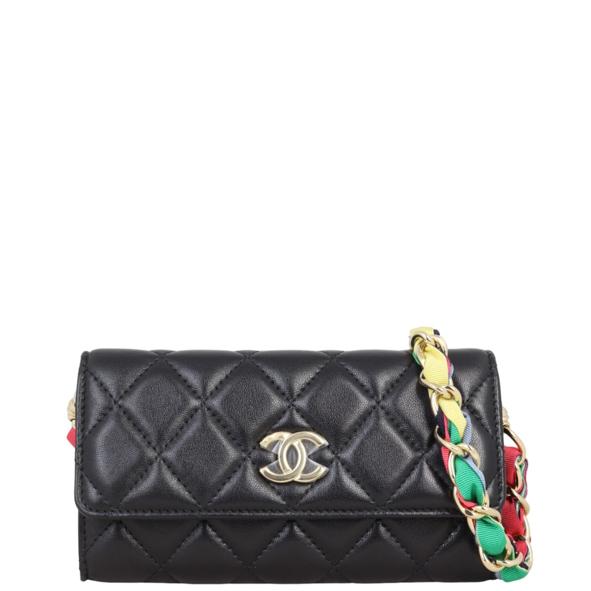 Chanel Ribbon Clutch on Chain