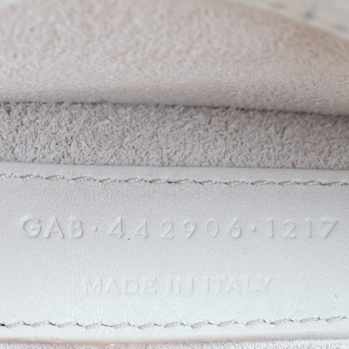 Saint Laurent Sunset Medium Croc-Embossed Date Code