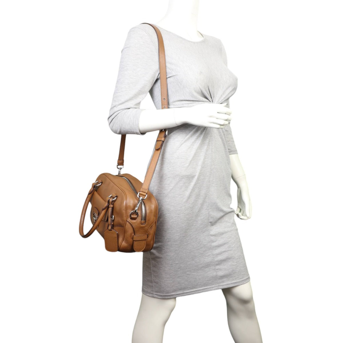 Prada Vitello Daino Bauletto Bag