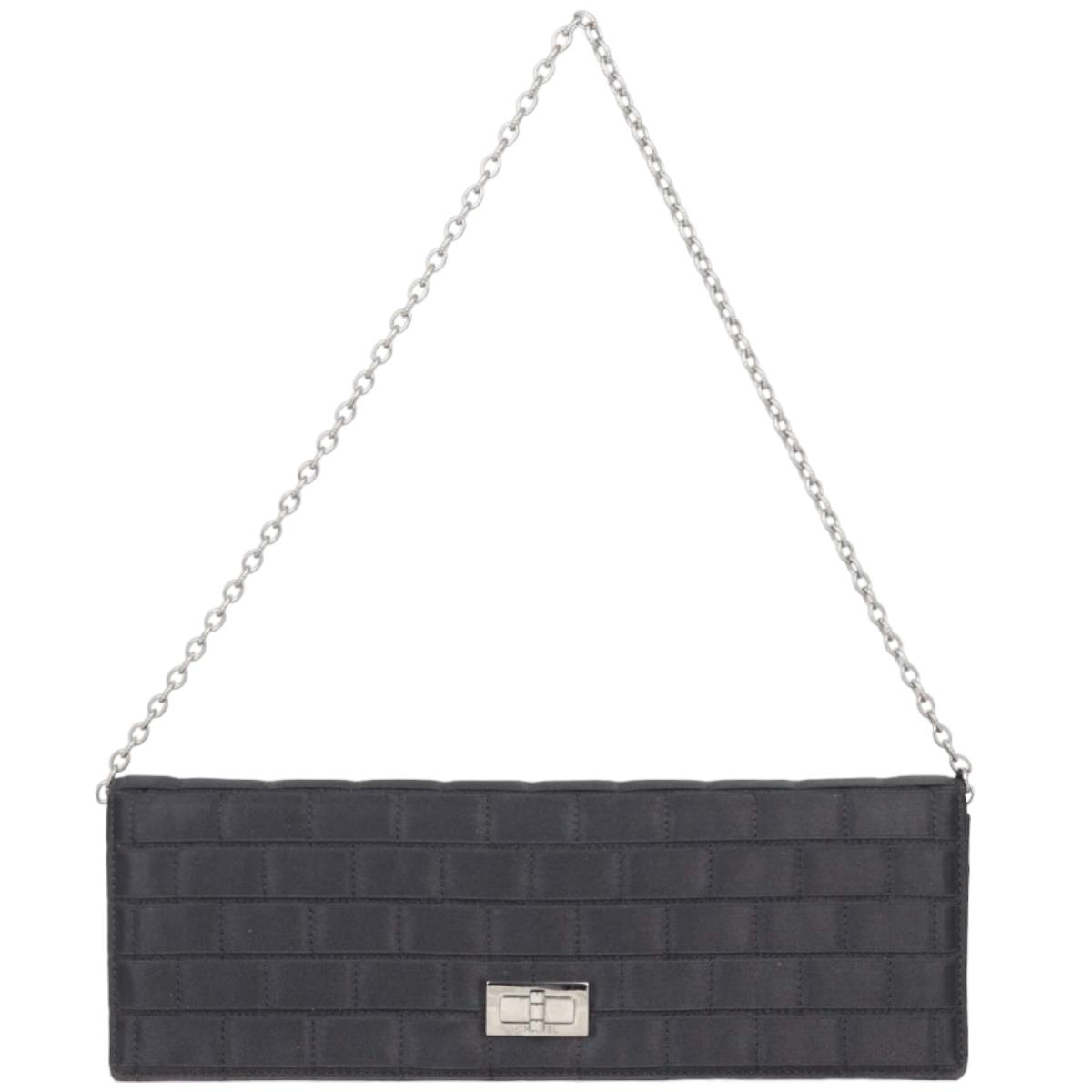 Chanel 2.55 Reissue Chocolate Bar Clutch on Chain