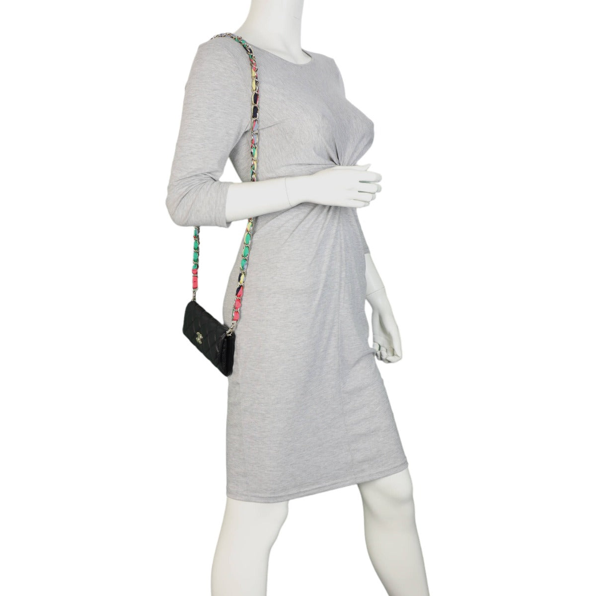 Chanel Ribbon Clutch on Chain