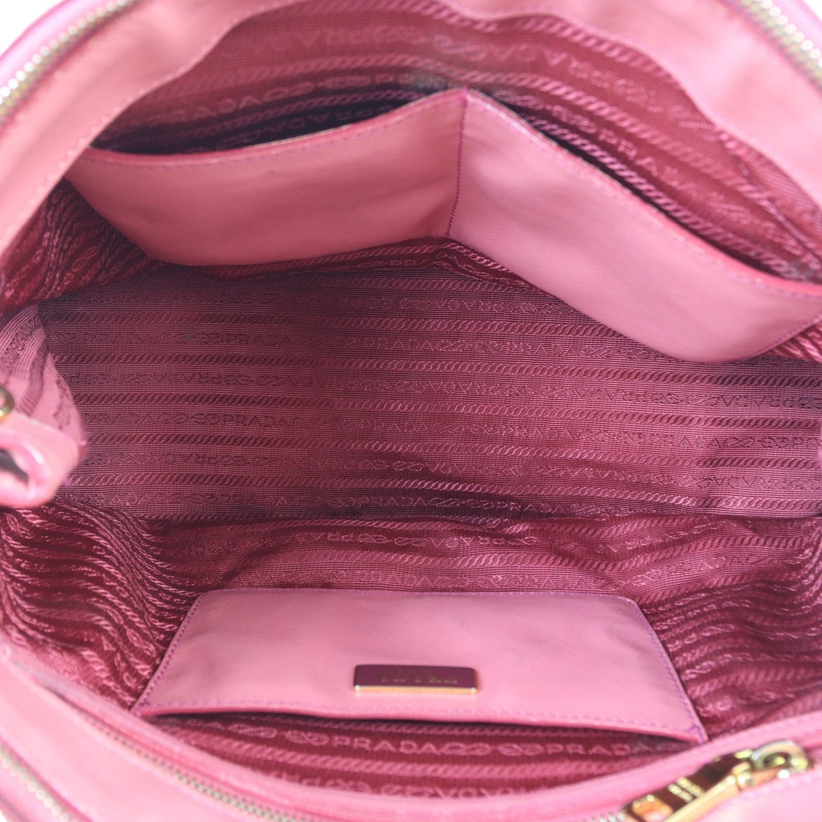 Prada Saffiano Lux Galleria Double Zip Tote Medium